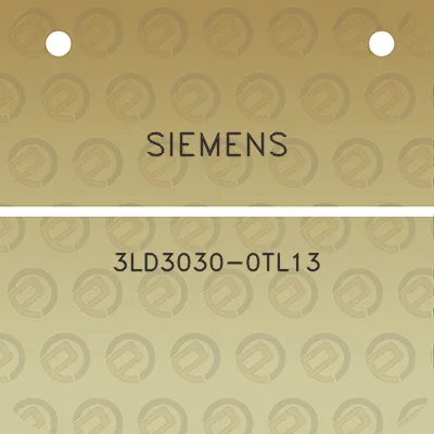 siemens-3ld3030-0tl13