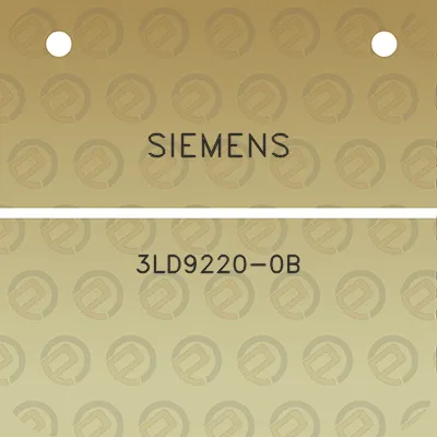 siemens-3ld9220-0b