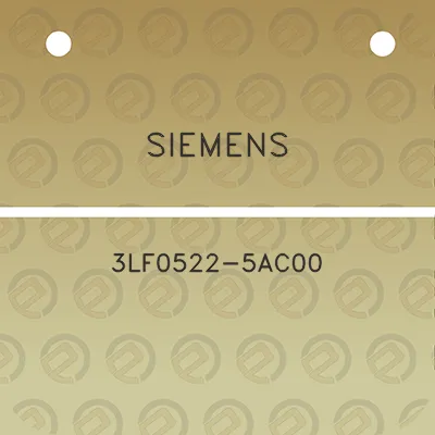 siemens-3lf0522-5ac00