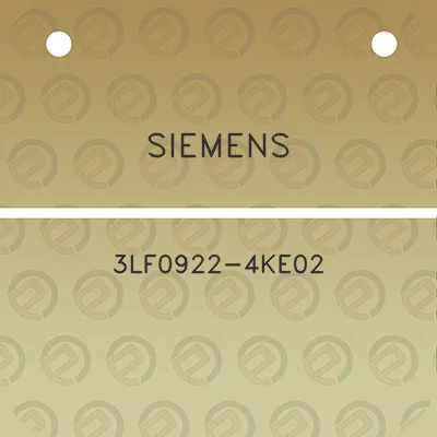 siemens-3lf0922-4ke02