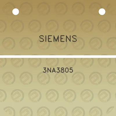 siemens-3na3805