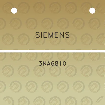 siemens-3na6810