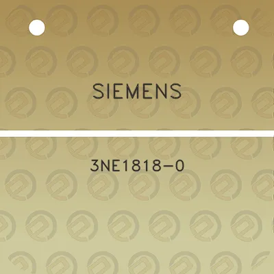 siemens-3ne1818-0