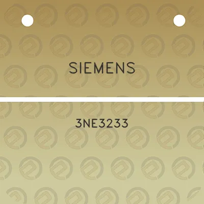 siemens-3ne3233