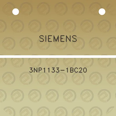 siemens-3np1133-1bc20