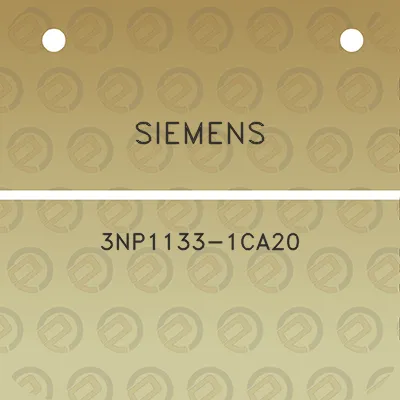 siemens-3np1133-1ca20