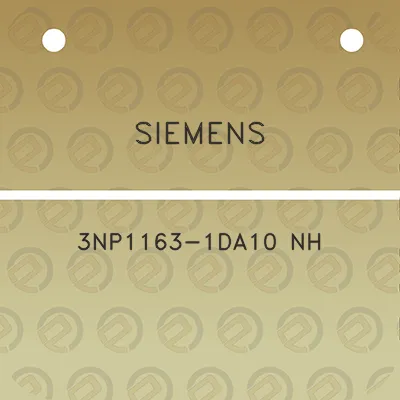 siemens-3np1163-1da10-nh