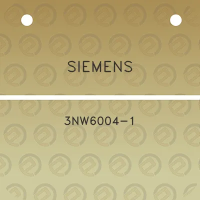 siemens-3nw6004-1