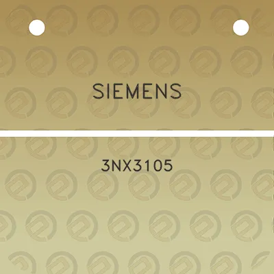 siemens-3nx3105