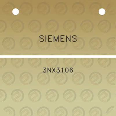 siemens-3nx3106