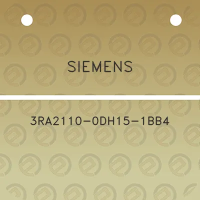 siemens-3ra2110-0dh15-1bb4