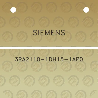 siemens-3ra2110-1dh15-1ap0