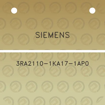 siemens-3ra2110-1ka17-1ap0