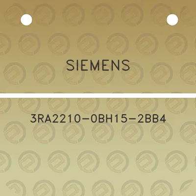 siemens-3ra2210-0bh15-2bb4