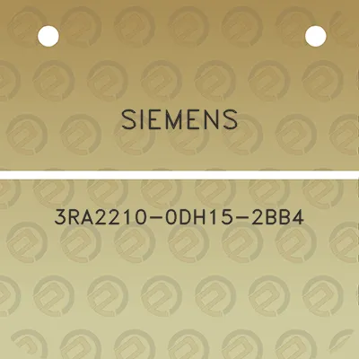 siemens-3ra2210-0dh15-2bb4