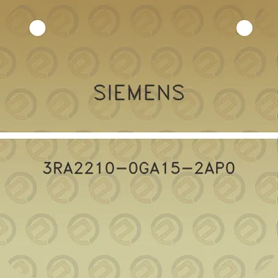 siemens-3ra2210-0ga15-2ap0