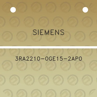 siemens-3ra2210-0ge15-2ap0