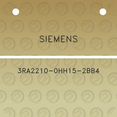 siemens-3ra2210-0hh15-2bb4