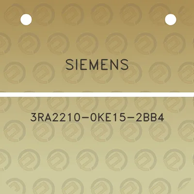 siemens-3ra2210-0ke15-2bb4