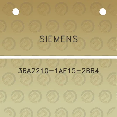 siemens-3ra2210-1ae15-2bb4