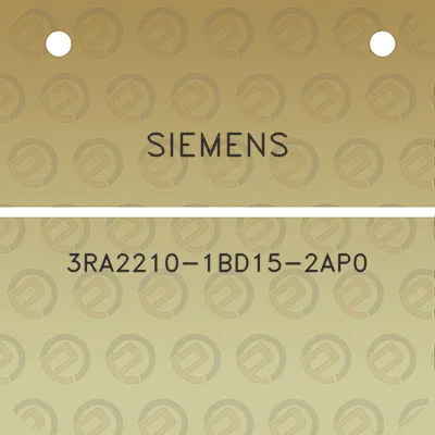 siemens-3ra2210-1bd15-2ap0