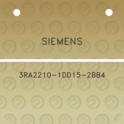 siemens-3ra2210-1dd15-2bb4