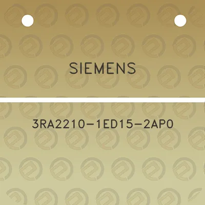 siemens-3ra2210-1ed15-2ap0