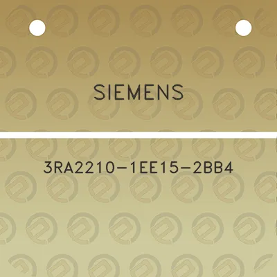 siemens-3ra2210-1ee15-2bb4