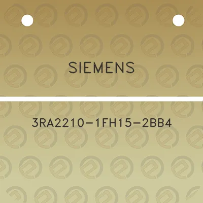 siemens-3ra2210-1fh15-2bb4