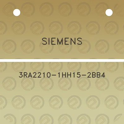 siemens-3ra2210-1hh15-2bb4