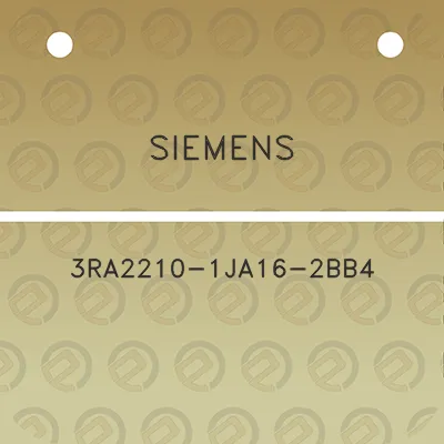 siemens-3ra2210-1ja16-2bb4