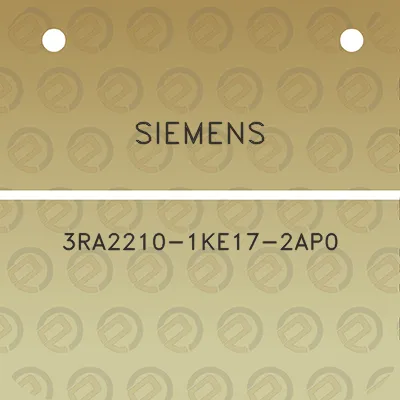 siemens-3ra2210-1ke17-2ap0