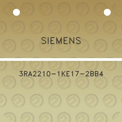 siemens-3ra2210-1ke17-2bb4