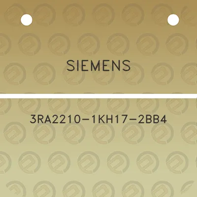 siemens-3ra2210-1kh17-2bb4