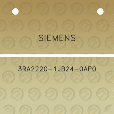 siemens-3ra2220-1jb24-0ap0