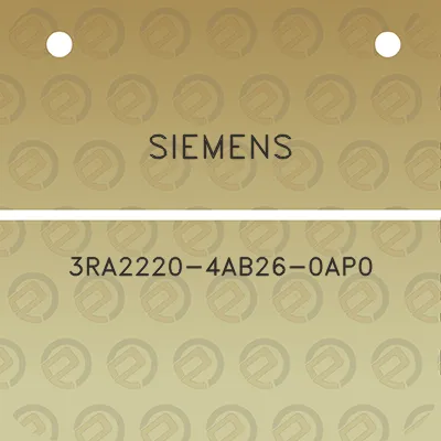 siemens-3ra2220-4ab26-0ap0