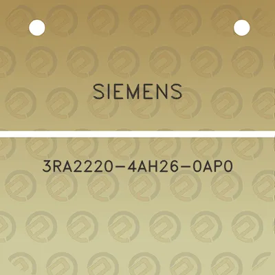 siemens-3ra2220-4ah26-0ap0