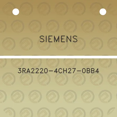 siemens-3ra2220-4ch27-0bb4