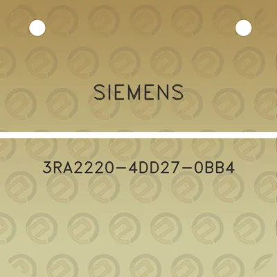 siemens-3ra2220-4dd27-0bb4