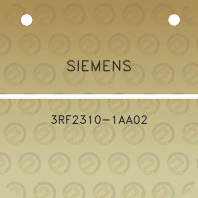 siemens-3rf2310-1aa02