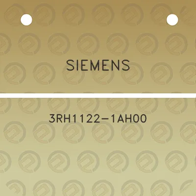 siemens-3rh1122-1ah00