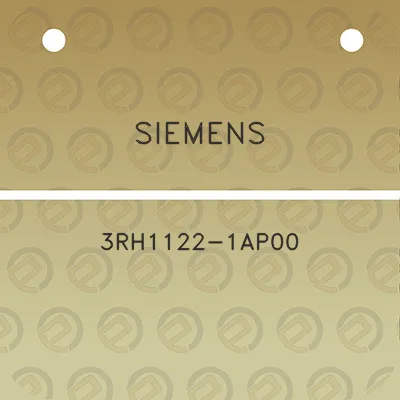 siemens-3rh1122-1ap00