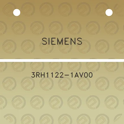 siemens-3rh1122-1av00