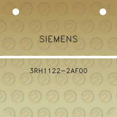 siemens-3rh1122-2af00