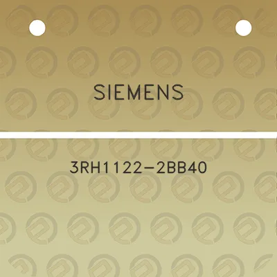 siemens-3rh1122-2bb40