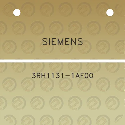 siemens-3rh1131-1af00