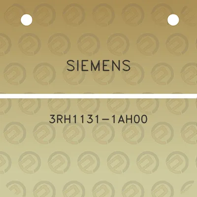 siemens-3rh1131-1ah00