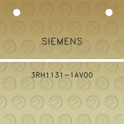 siemens-3rh1131-1av00