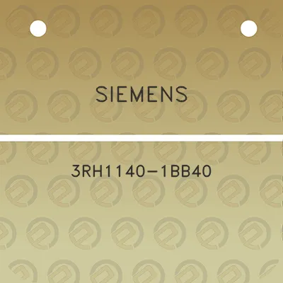 siemens-3rh1140-1bb40