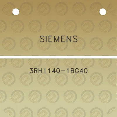 siemens-3rh1140-1bg40